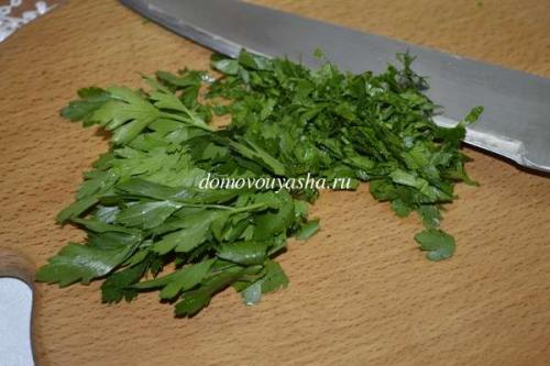 Как заморозить петрушку кубиками. Как заморозить петрушку