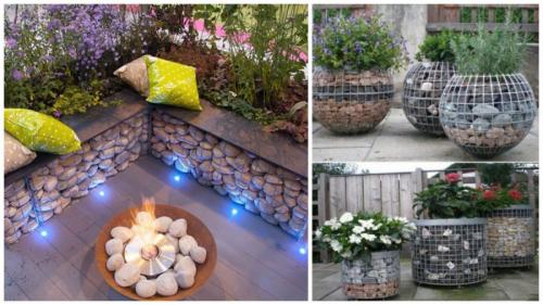 Габионы в ландшафтном дизайне, что это такое. Идеи использования