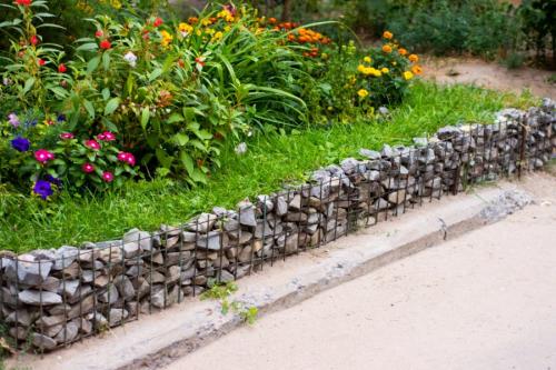 Габионы в ландшафтном дизайне, что это такое. Идеи использования