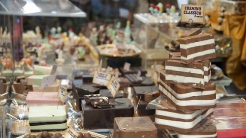 Фестиваль шоколад в Перудже. 