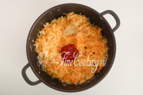 Тушеная капуста красная. Тушеная красная капуста 07