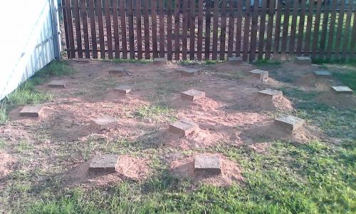 Строительство беседки 02