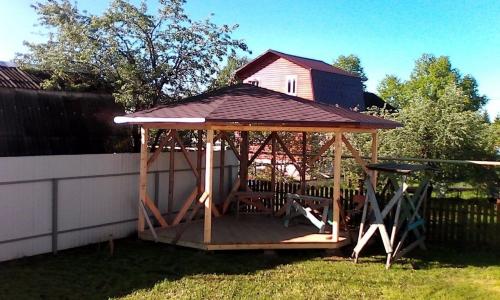 Строительство беседки 07