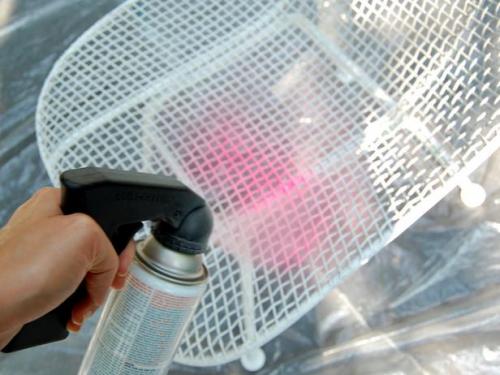 Как обновить старую садовую мебель. 06