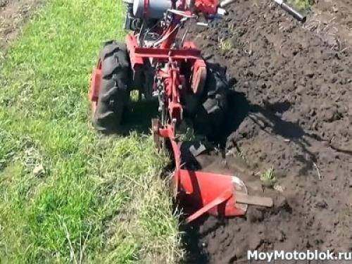 Как вспахать огород мотоблоком. Вспашка мотоблоком: устройства и правила работы 05