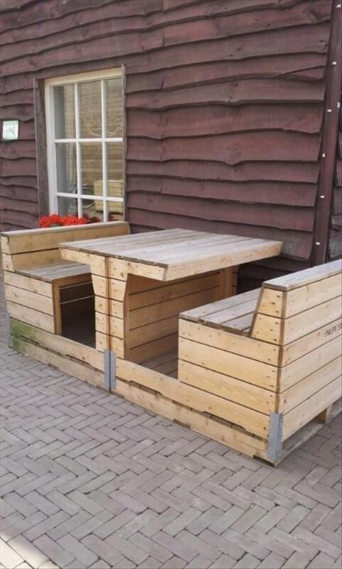 Паллеты на даче 05