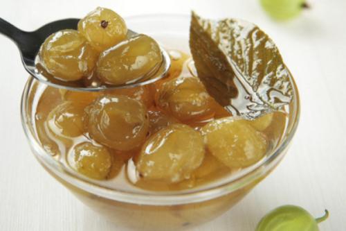 Заготовки из незрелого винограда. 