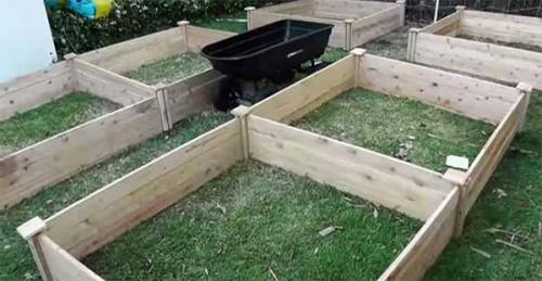Как сделать грядки. Как сделать высокие грядки своими руками.