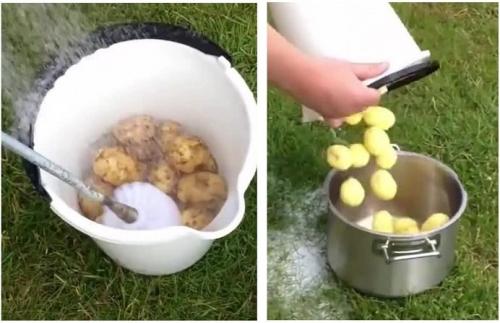 Картофельные очистки рецепт. 6 нестандартных способов очистки картофеля