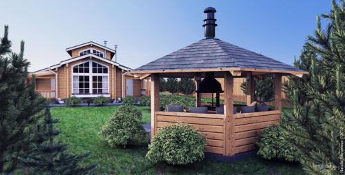 Беседка из винограда своими руками. Конструкции беседок 07 Беседка из винограда своими руками. Конструкции беседок 07