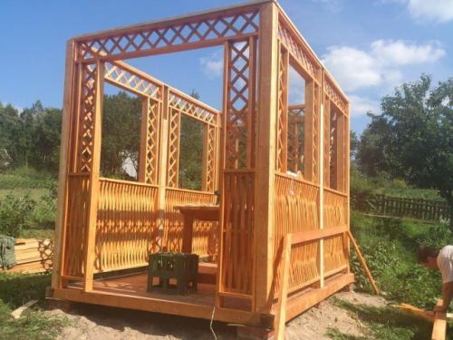 Беседка своими руками 04