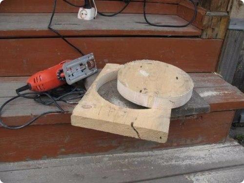 Садовая тачка из ящика 01