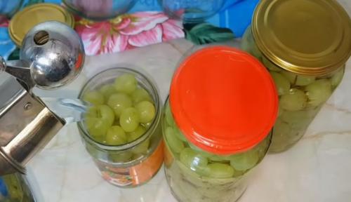 Как закупорить виноград на зиму. Виноград, консервированный на зиму без стерилизации