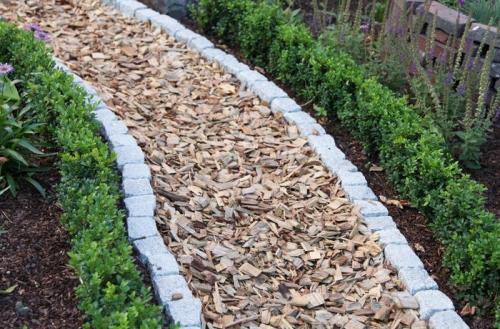 Кора сосны для мульчирования. Как я сделала мульчу из коры за копейки 07