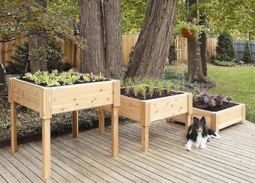 Высокие грядки на ножках 02