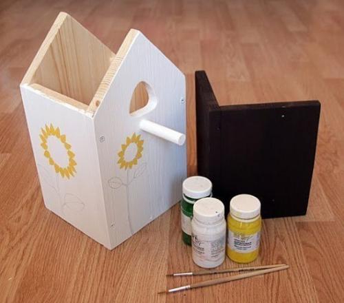 Делаем и декорируем скворечник 04