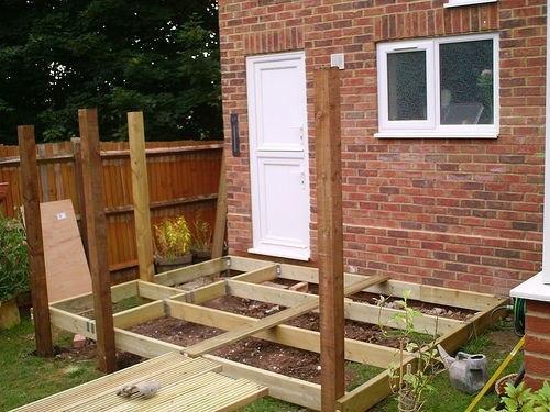 Деревянная площадка к дому своими руками 02