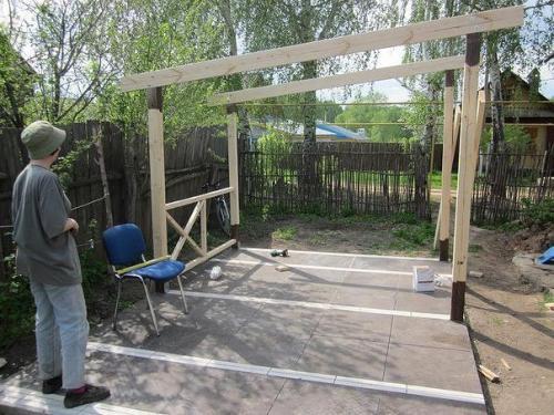 Беседка в сад 06