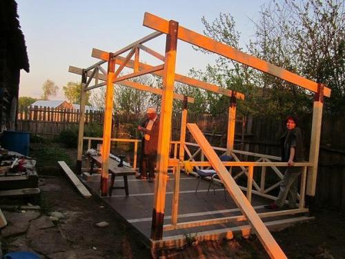 Беседка в сад 08