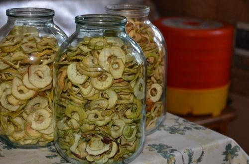 Как хранить яблоки сушеные. Подбор правильной тары для хранения