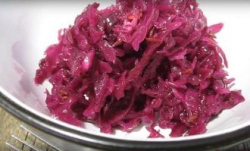 Засолка капусты краснокочанной. Засолка на зиму