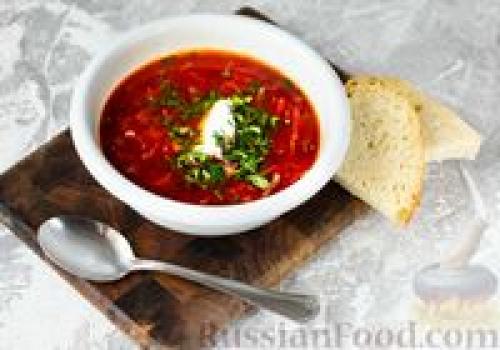 Щи из краснокочанной капусты 08