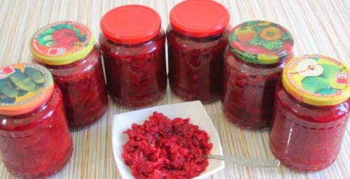 Сырая тертая свекла на зиму. Заправка для борща из свеклы на зиму без уксуса и стерилизации