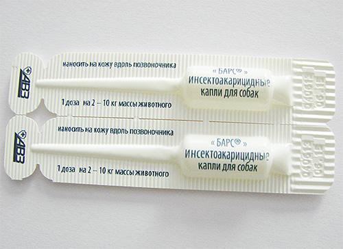 Капли от блох Барс для кошек инструкция. Инструкция по применению капель Барс