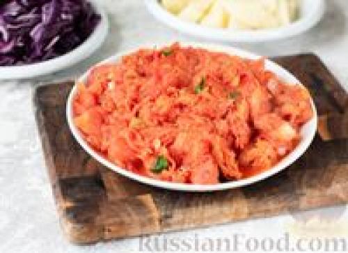 Щи из краснокочанной капусты 06