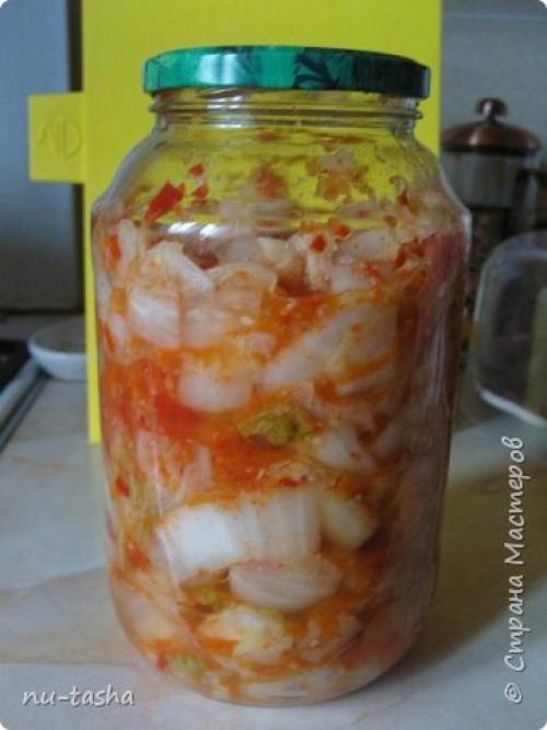 Засолка пекинской капусты.