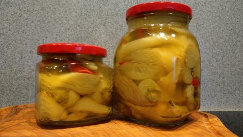 Перец цицак по грузински. Зима близко. Вкуснющий маринованный горький перец по-грузински. Без стерилизации