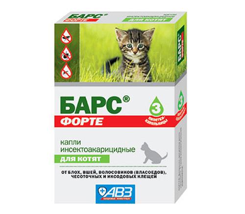 Капли от блох Барс для кошек инструкция. Инструкция по применению капель Барс