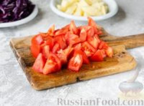 Щи из краснокочанной капусты 02