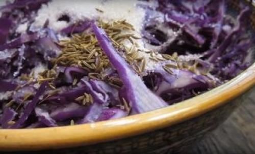 Засолка капусты краснокочанной. Засолка на зиму
