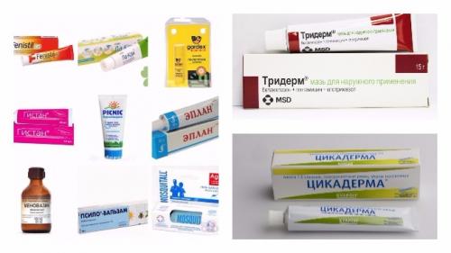 Укусы клопов чем мазать. Лечение медикаментами 02 Укусы клопов чем мазать. Лечение медикаментами 02