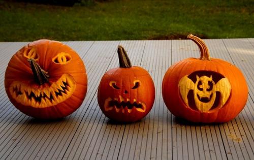 Поделки из тыквы на Хэллоуин. Тыква на Хэллоуин