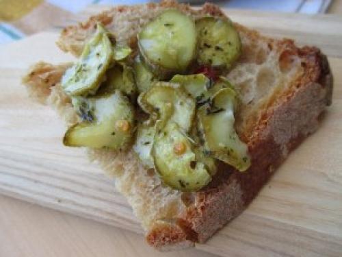 Вяленые кабачки по итальянски. 