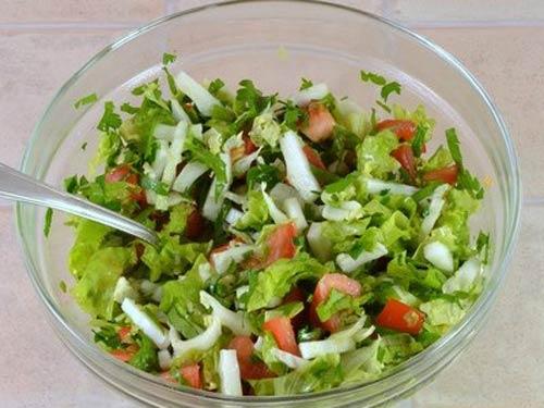 Салат диетический из пекинской капусты. 5 рецептов диетического салата из пекинской капусты