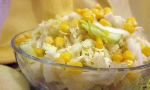 Салат диетический из пекинской капусты. 5 рецептов диетического салата из пекинской капусты