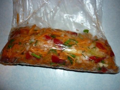 Как заморозить перец для борща. Заправка для щей, борща. (заморозка на зиму).