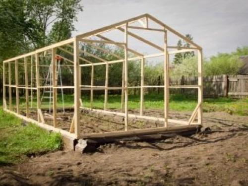 Теплица хлебница своими руками чертежи. Парник Хлебница: особенности конструкции 09