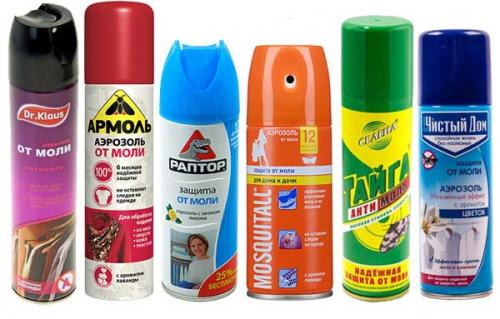 Как в домашних условиях избавиться от моли. Химические средства против моли