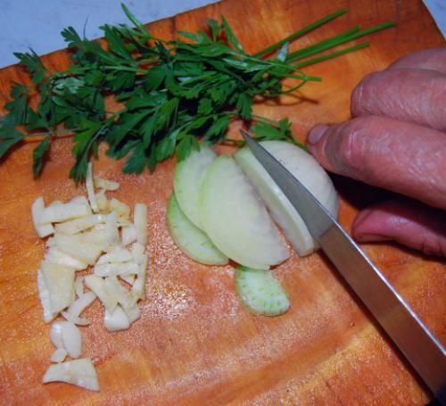 Вяленые кабачки в масле. 