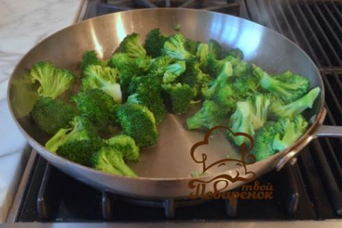 Приготовить брокколи жареная. Как тушить брокколи на сковороде