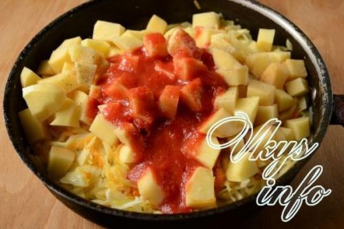 Тушеная капуста краснокочанная рецепты. Тушеная красная капуста 25