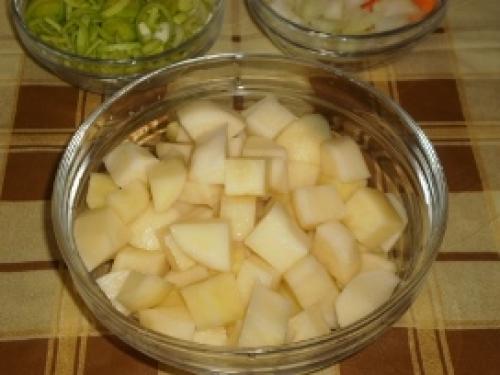 Французский суп из лука-порея. Суп-пюре из лука-порея с грибами