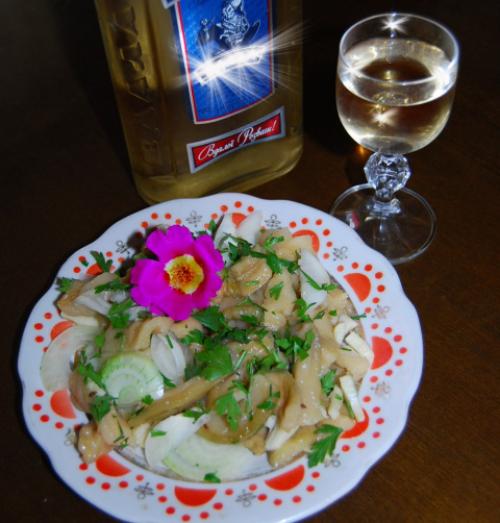 Вяленые кабачки в масле. 