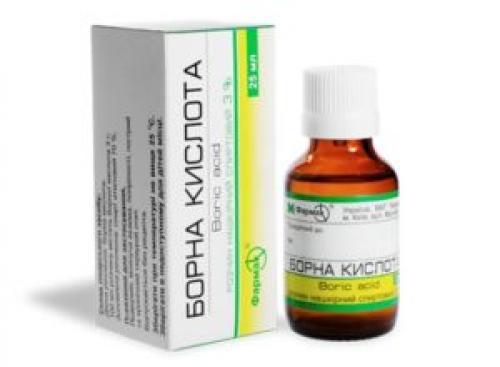 Борная кислота турунды в ухо. Борный спирт в ухо: показания и особенности применения