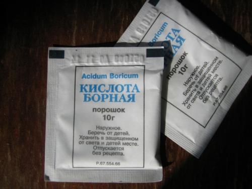 Спиртовой раствор борной кислоты для глаз. Как приготовить раствор борной кислоты