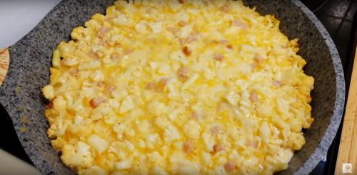 Запеканка из замороженной цветной капусты. Запеканка из цветной капусты на сковороде